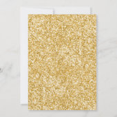 Eenhoorn Baby shower Uitnodiging Roze Goud Magisch (Achterkant)