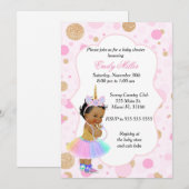 Eenhoorn Baby shower Uitnodiging Vintage 3 (Voorkant / Achterkant)