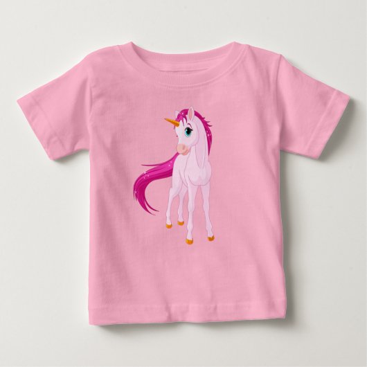 Eenhoorn Baby T-shirt (Voorkant)