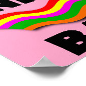 Eenhoorn Bacon Grappige Poster Bord (Hoek)