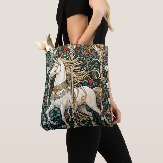 Eenhoorn Bag - All Over Print Canvas tas (Dichtbij)