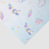 Eenhoorn ballon regenboog gradiënt verjaardagsfees tissuepapier (Detail)