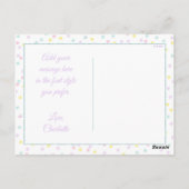 Eenhoorn Bedankkaart Postkaarten (Achterkant)