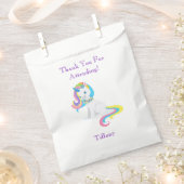  Eenhoorn Bedankt voor het bijwonen van mijn feest Bedankzakje (Geknipt)