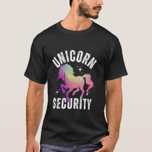 Eenhoorn Beveiliging Grappig Verjaardag Halloween  T-shirt