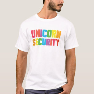Eenhoorn Beveiliging Halloween T-shirt