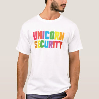 Eenhoorn Beveiliging Halloween T-shirt