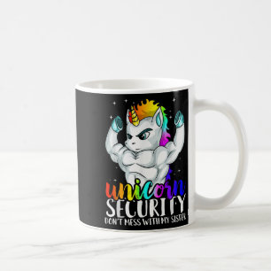 Eenhoorn Beveiliging Maak Mijn Zus Niet Kwaad Funn Koffiemok