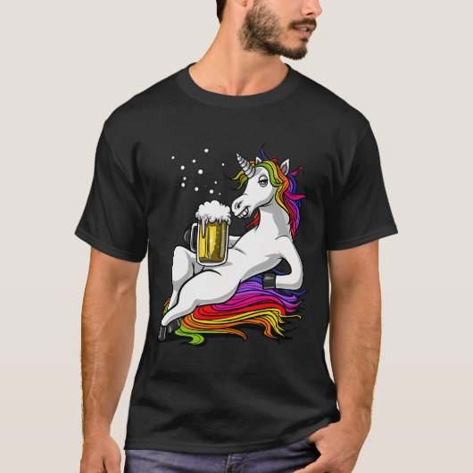 Eenhoorn Bierfeest T-shirt (Voorkant)