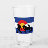 Eenhoorn, Bigfoot en Jackalope Glas (Voorkant)