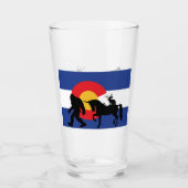 Eenhoorn, Bigfoot en Jackalope Glas (Voorkant)