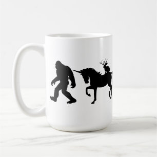 Eenhoorn, Bigfoot en Jackalope Koffiemok