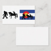 Eenhoorn, Bigfoot en Jackalope Visitekaartje (Voorkant / Achterkant)