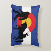 Eenhoorn, Bigfoot, Jackalope Accent Kussen (Achterkant (Verticaal))