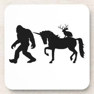 Eenhoorn, Bigfoot, Jackalope Bier Onderzetter