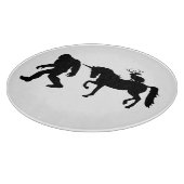 Eenhoorn, Bigfoot, Jackalope Snijplank (Hoek)