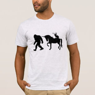Eenhoorn, Bigfoot, Jackalope T-shirt