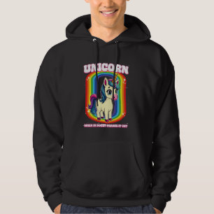 Eenhoorn bij twijfel porren het uit Eenhoorn Hoodie