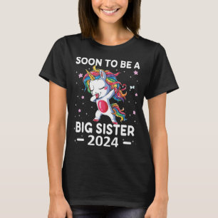 Eenhoorn binnenkort groot zusje 2024 t-shirt