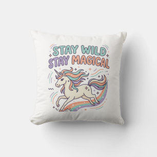 Eenhoorn Blijf Wild Blijf Magisch Trendy Product G Kussen