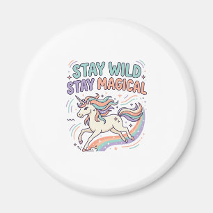 Eenhoorn Blijf Wild Blijf Magisch Trendy Product G Magneet