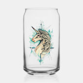 Eenhoorn Blikvorm Glas (Achterkant)