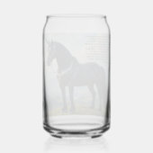 Eenhoorn Blikvorm Glas (Achterkant)