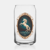 Eenhoorn Bloed Halloween Blikvorm Glas (Voorkant)