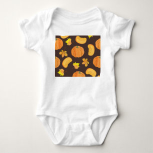 Eenhoorn bloemenpatroon: naadloos Ornament Romper