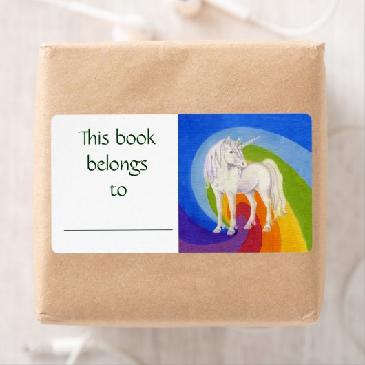 Eenhoorn boek label (Insitu)