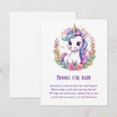 Eenhoorn Boeken voor Baby Informatiekaartje (Voorkant / Achterkant)