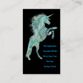 Eenhoorn Boho Style Visitekaartje (Achterkant)