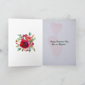 Eenhoorn brengt magie op de Valentijnsdag Kaart (Binnen)