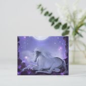 eenhoorn briefkaart (Staand voorkant)