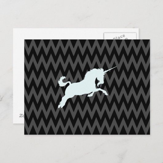 eenhoorn briefkaart (Voorkant / Achterkant)