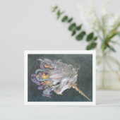 eenhoorn briefkaart (Staand voorkant)