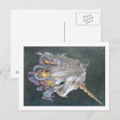 eenhoorn briefkaart (Voorkant / Achterkant)