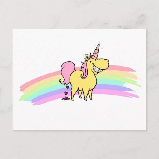 eenhoorn briefkaart (Voorkant)
