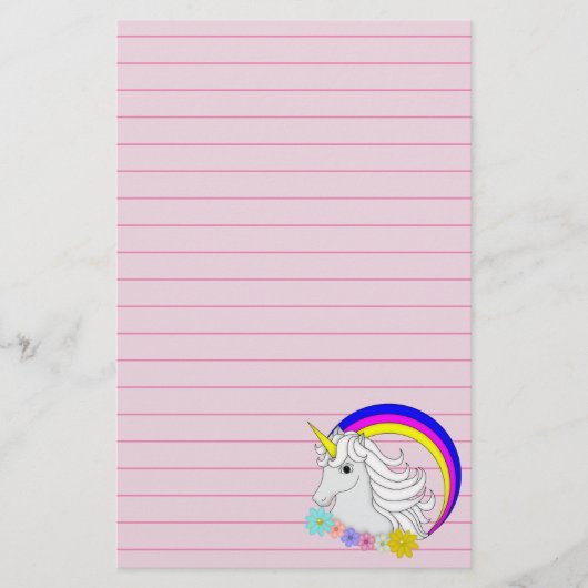 Eenhoorn Briefpapier (Voorkant)