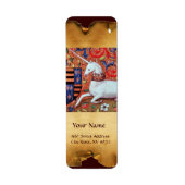 EENHOORN BRUIN PERKAMENT ETIKET (Voorkant)