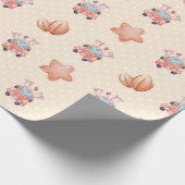 Eénhoorn Buddy Patroon Cadeaupapier (Hoek)