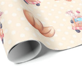 Eénhoorn Buddy Patroon Cadeaupapier (Rol Hoek)