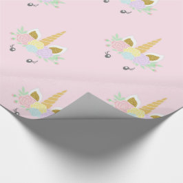 Eenhoorn cadeauverpakkings papier