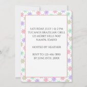 Eenhoorn Cartoon Regenboog Het is een jongen! (gou Kaart (Achterkant)