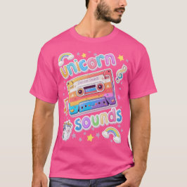 Eenhoorn Cassette Collage Mannen T-shirt