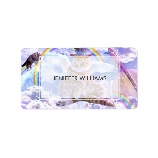 Eenhoorn - Caticorn Etiket (Voorkant)