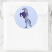 Eenhoorn Classic ronde Sticker, glanzend Ronde Sticker (Tas)
