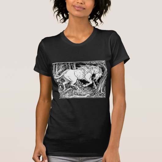 eenhoorn-clip-art-4 t-shirt (Voorkant)