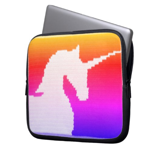 Eenhoorn Cool Artisan Haakprint Elektronica Tas (Voorkant Links)