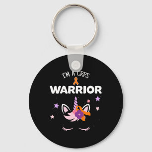 Eenhoorn CRPS Warrior RSD CRPS Awareness Sleutelhanger